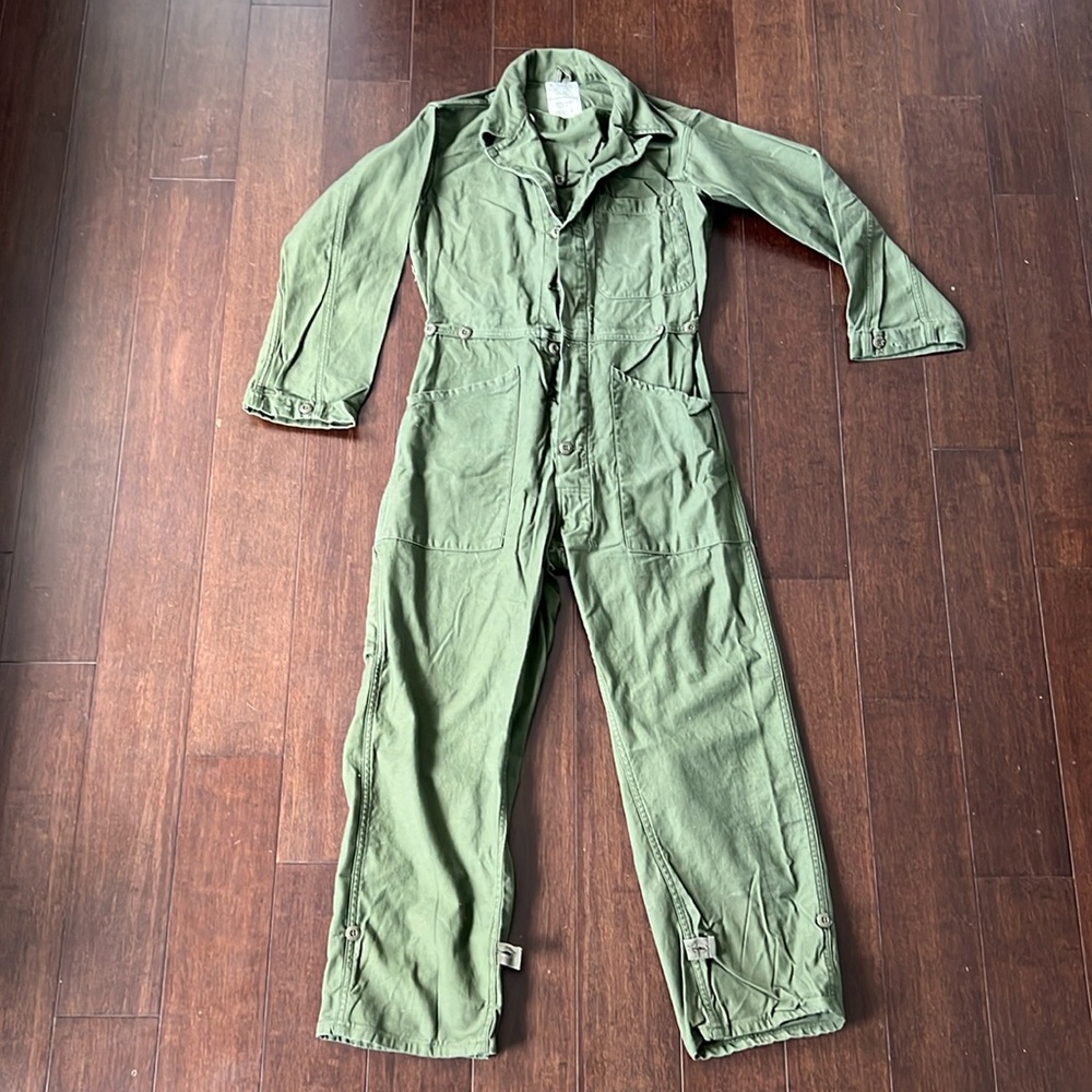 Issued vintage Military Coveralls Sateen